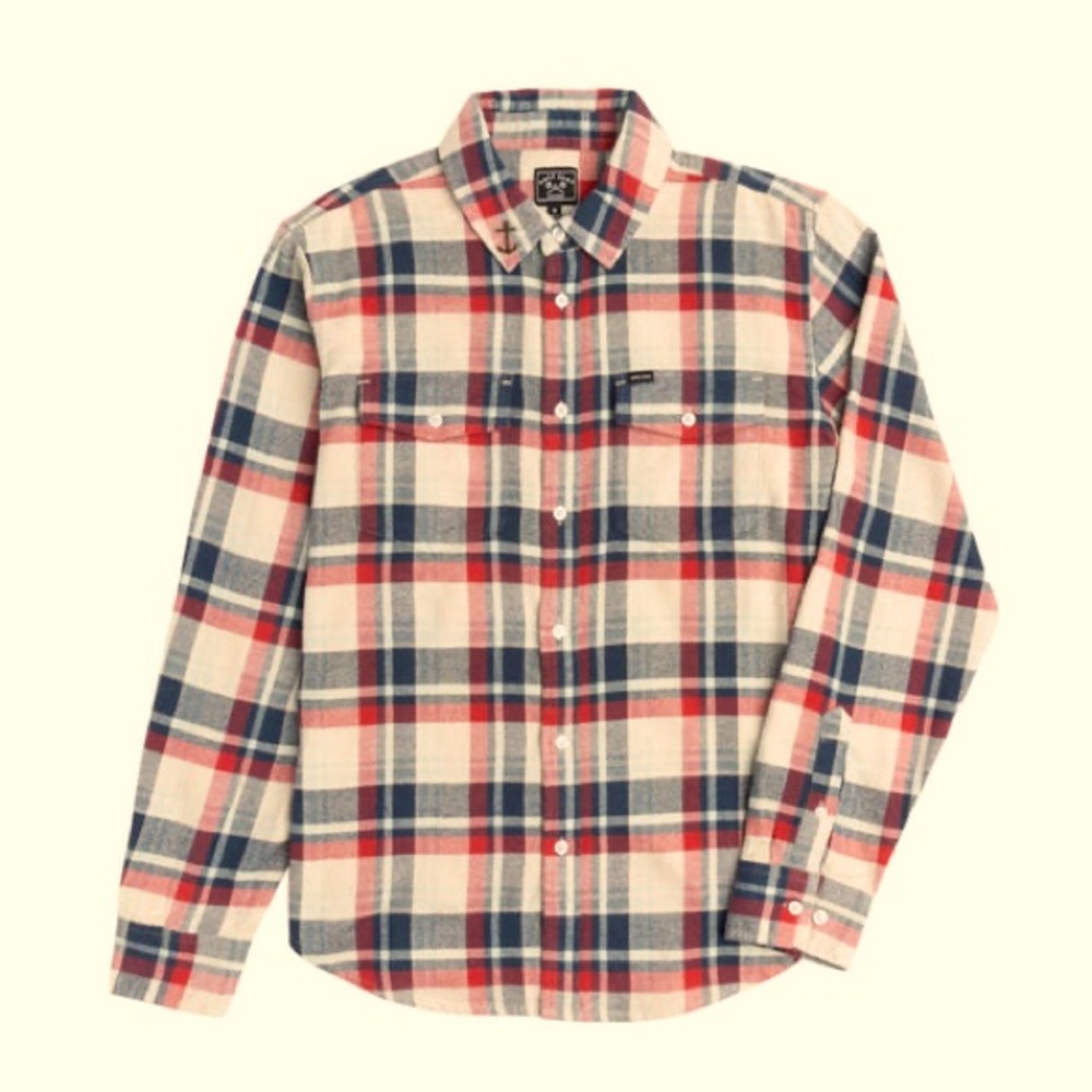 Dark Seas Evergreen Flannel - Size Large